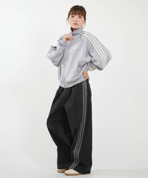 adidas（アディダス） ワイドパンツ ジーンズ デニム デニムパンツ