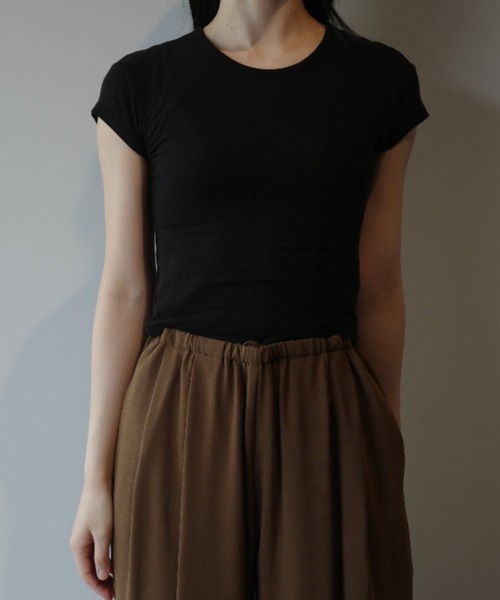 CLANE（クラネ） tシャツ 半袖 CLANE SOFT SHEER COMPACT TOPS