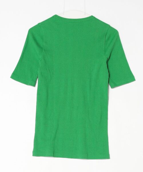 「6」 半袖Tシャツ FREE グリーン レディース_画像2