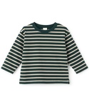 tシャツ 「防汚加工」ボーダー長袖Tシャツ キ...の詳細画像3