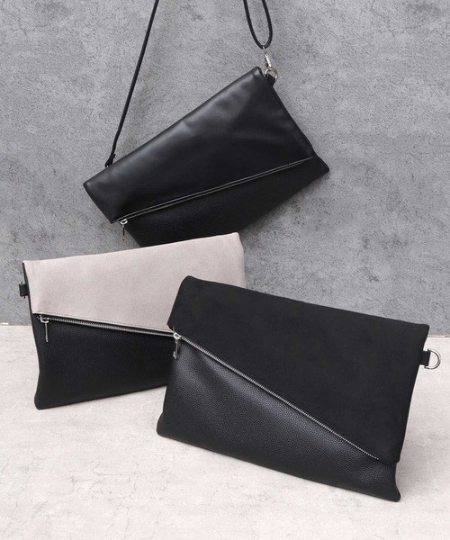 【シック/シンプル/モノトーンバック】レディースブラックプリーツクラッチバッグ BONLECILL noir クラッチバッグ パーティーバッグ 「BONLECILLnoir