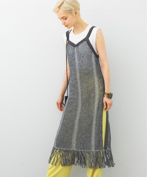 日本最大級 キャミソールワンピース Studious クロシェニット ワンピース ワンピース チュニック Www Mayautos Com