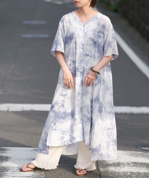 ワンピース 2wayタイダイ柄vネックワンピース Zozotown Paypayモール店 通販 Paypayモール