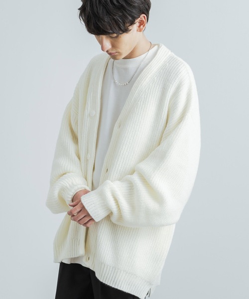 カーディガン 7gモヘアタッチ オーバーサイズ Vネックニットルーズカーディガン Zozotown Paypayモール店 通販 Paypayモール