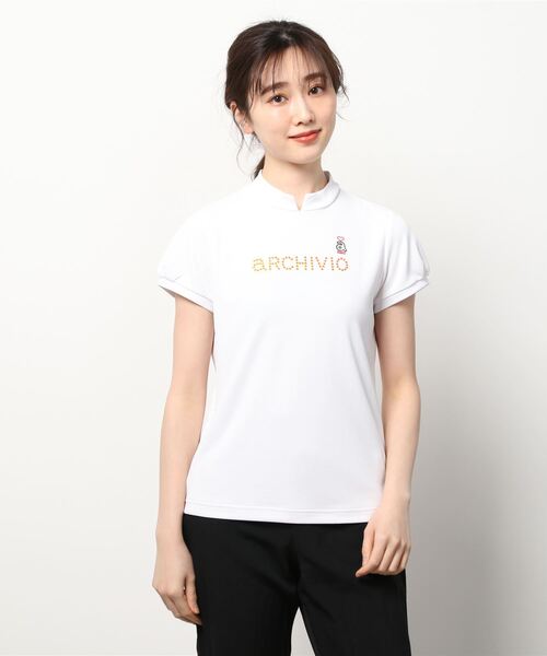 #archivio アルチビオ  お袖可愛いカットソー　38 archivio tシャツ 「LADIES」アルチビオゴルフウェア / プル