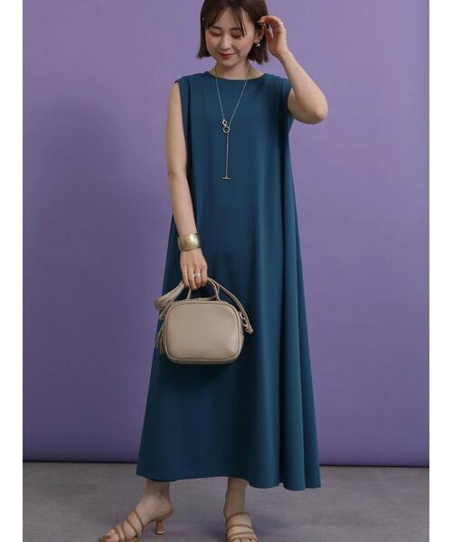 ☆BADGLEY MISCHKA☆ タックショルダー ノースリーブ ワンピース AMERICAN HOLIC ワンピース ショルダータックノースリーブ
