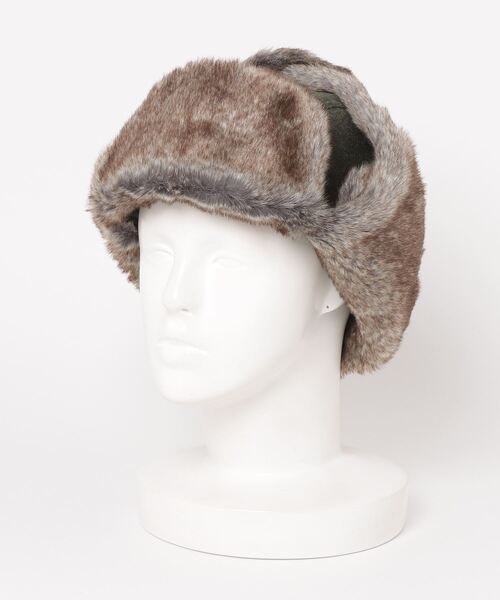 ADAM PATEK キャップ 帽子 「ADAMPATEK」fleece fur flight cap