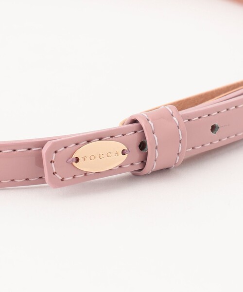 【時間指定不可】 BELT RIBBON ENAMEL ベルト TOCCA レディース Yahoo ZOZOTOWN : 小物
