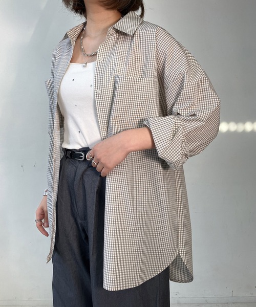 AS KNOW AS（アズノゥアズ） ブラウス シャツ ダブルポケット ビッグ