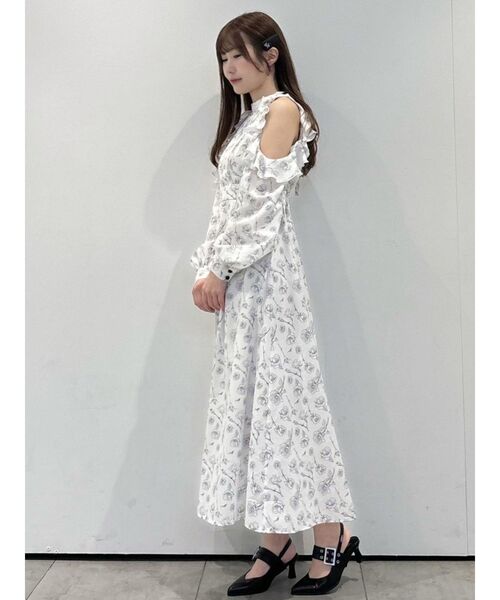 新品　EATME　イートミー　レース　オフショルダー　フラワー　花柄　ワンピース 新品 EATME イートミー レース オフショルダー フラワー 花柄