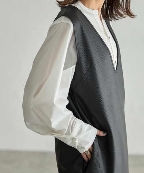 C/MEO COLLECTIVE  マルチスリーブブラウス each alchemist ブラウス シャツ ケープ付マルチウェイスリーブ