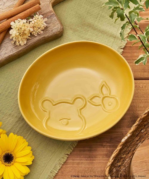 食器 くまのプーさん/オーバル・ディッシュ 19cm クインスイエロー | Le Creuset