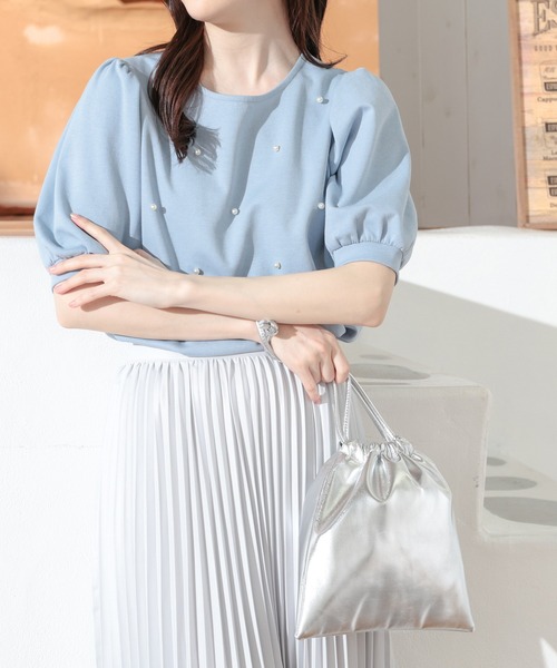 ハニーサロン＊2way巾着バッグ ハニーサロン フラワー巾着2wayショルダーバッグ|mercariメルカリ官方