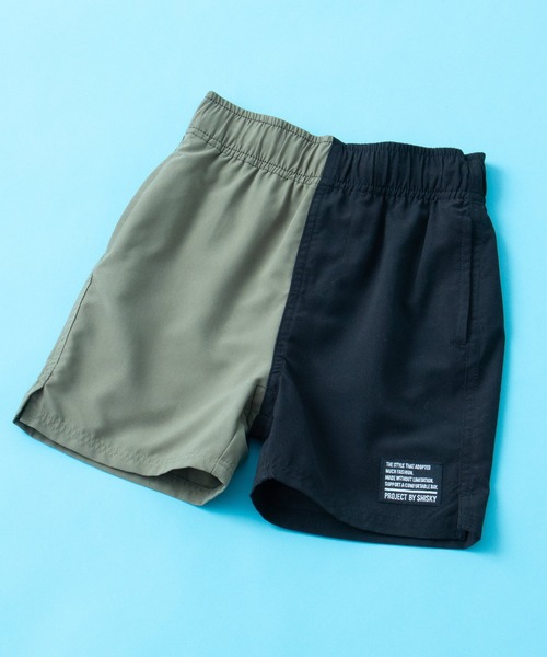 SHISKY（シスキー） ハーフパンツ パンツ 短パン 水陸両用 タフタ ワン