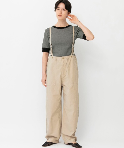 Johnbull（ジョンブル） パンツ コットンリネンカルゼサスペンダー