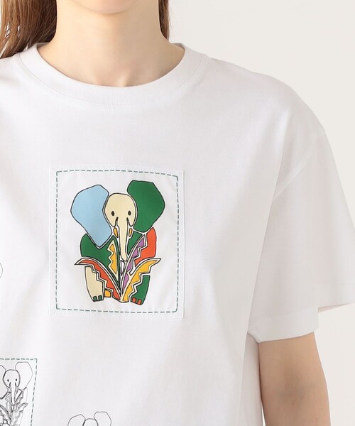 CABaN tシャツ ドライスビンコットン ELEPHANTマーチエンブロイ