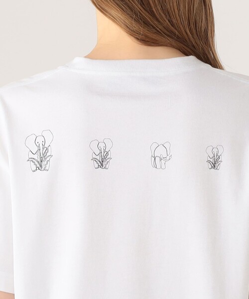 CABaN tシャツ ドライスビンコットン ELEPHANTマーチエンブロイ