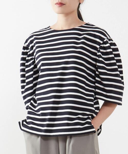 Tiara（ティアラ） tシャツ パフギャザースリーブカットソー