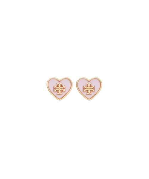 【ハート型が可愛い♡】Tory Burch KIRA ハート ピアス Amazon.com: Tory Burch Women's Kira Heart Studs, Tory Gold