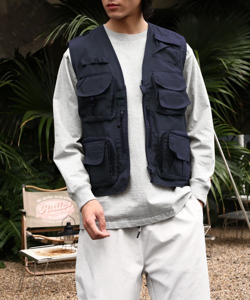 TOBEE ベスト ジレ 「Tobee」ビックポケット フィッシングベスト