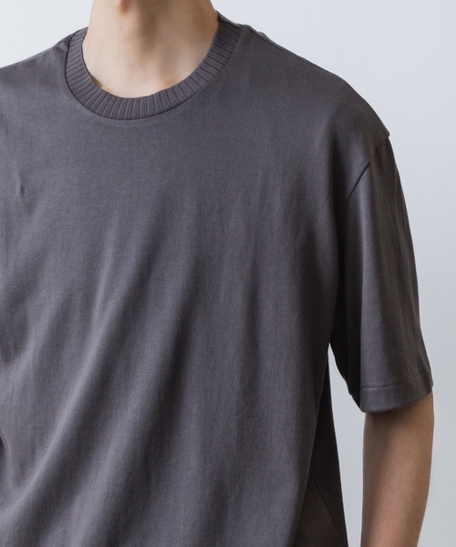 ★rine Serre★ グレー ジャージ フィット Tシャツ FOLLOWIN tシャツ 「UNISEX」「MD Pick」「サテンジャージ