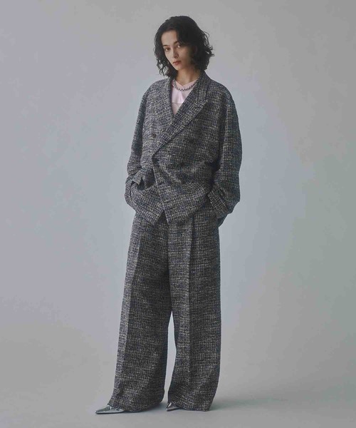 MAISON SPECIAL for 久遠テーラードジャケット　メゾンスペシャル MAISON SPECIAL for 久遠】Prime-Over Peaked Lapel Double