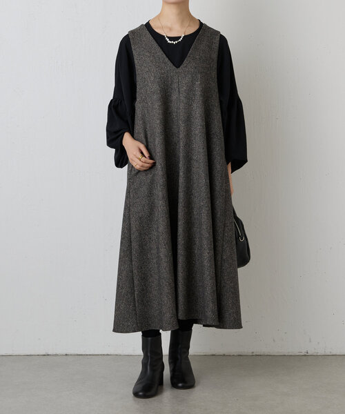 BEARDSLEY ブラウス シャツ 袖ギャザーTブラウス レディース