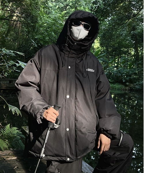 NEW GENTLEMAN ダウンジャケット ダウン カバースキャット 切り替え