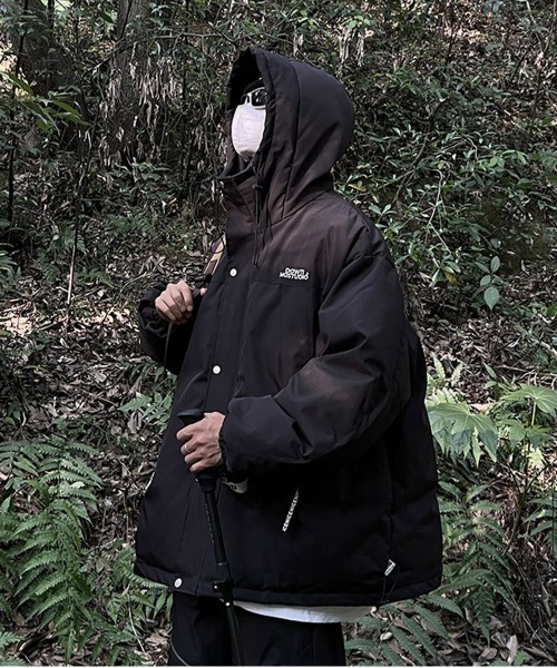 【美品】希少 ダウン97% レキップ 異素材 切り替え ダウンジャケット 上品 NEW GENTLEMAN ダウンジャケット ダウン カバースキャット 切り替え