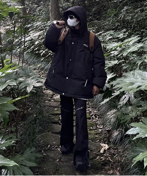 NEW GENTLEMAN ダウンジャケット ダウン カバースキャット 切り替え