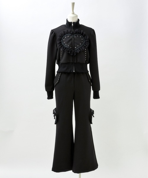 AVENCHUMU パンツ Love heart's cake zip pants レディース : ZOZOTOWN