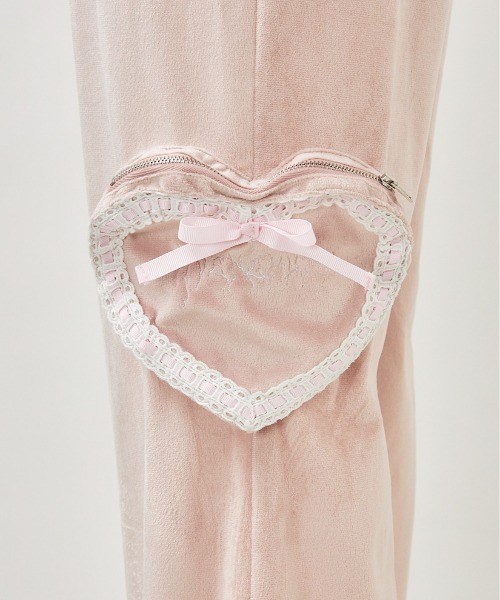 AVENCHUMU パンツ Love heart's cake zip pants レディース