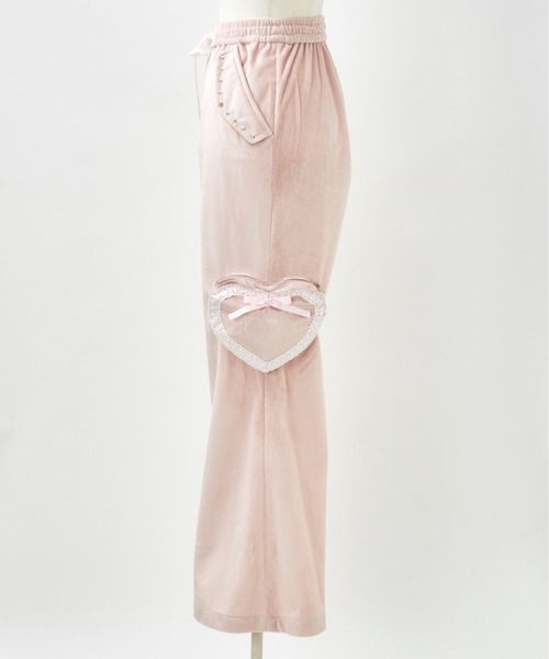 AVENCHUMU パンツ Love heart's cake zip pants レディース