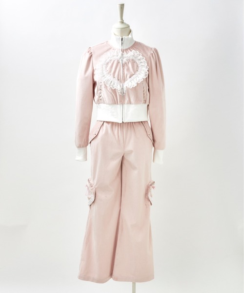 AVENCHUMU パンツ Love heart's cake zip pants レディース : ZOZOTOWN
