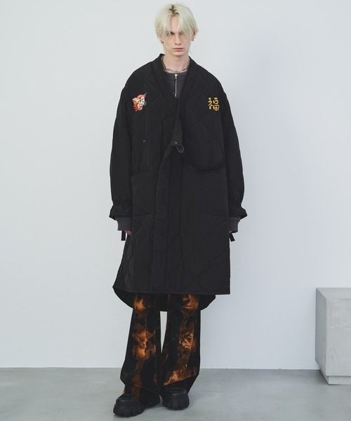 AIVER（アイバー） ミリタリージャケット モッズコート キルティング