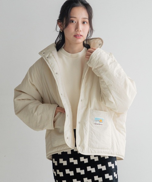 ☆ ma. さま　専用　☆ LOWRYS FARM ニット セーター リバーシブルナイロンボアブルゾン