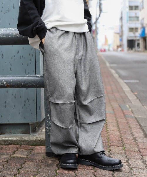 ROOT THREE パンツ 「ROOT THREE」 ストレッチ ポリツイル