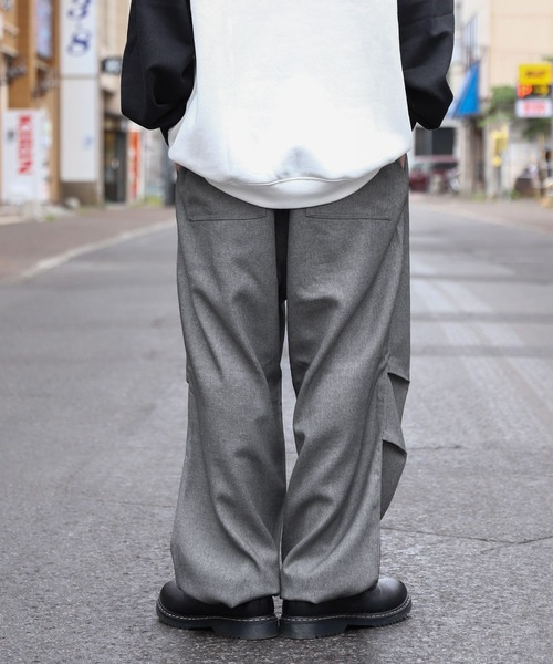 ROOT THREE パンツ 「ROOT THREE」 ストレッチ ポリツイル
