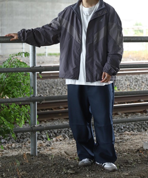 ROOT THREE（ルートスリー） パンツ ストレッチ ポリツイル ワイド