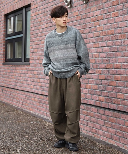 ROOT THREE パンツ 「ROOT THREE」 ストレッチ ポリツイル