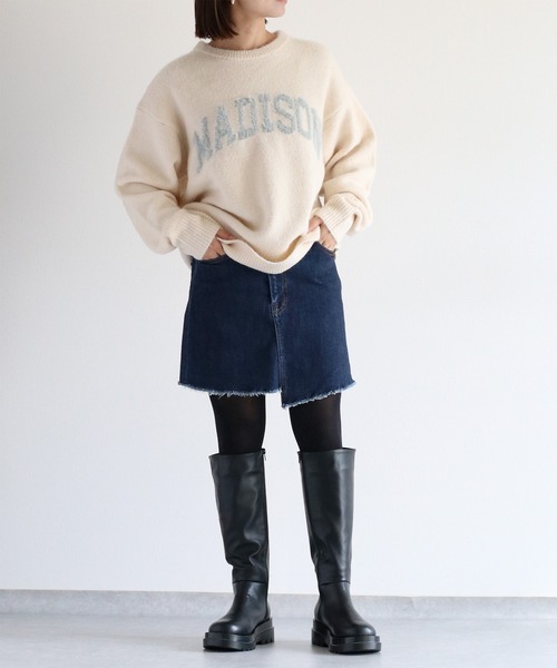 cepo（セポ） デニムスカート 「セットアップコーデ可能」ラップ