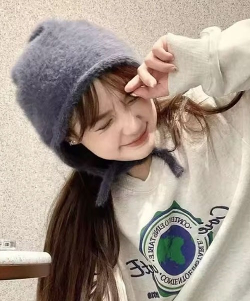 Mayree ニット帽 ニットキャップ 「urge select」シャギー フライト