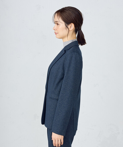 COMME CA ISM（コムサイズム） スーツ 「セットアップ対応」メランジ