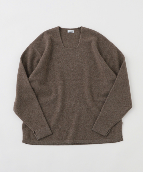 walenode セーター ニット for EDIFICE 別注 YAK Square knit miura SP 