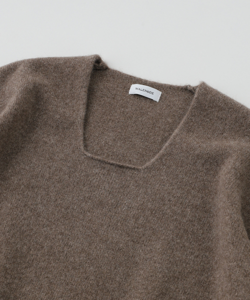 walenode セーター ニット for EDIFICE 別注 YAK Square knit miura SP 