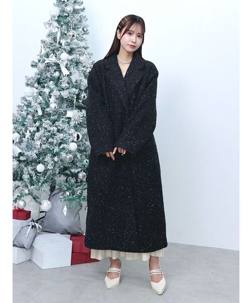 EATME（イートミー） コート チェスターコート ラメブークレロング