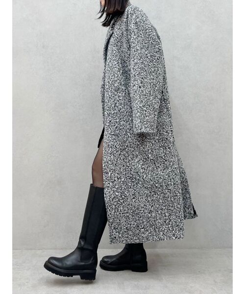 EATME（イートミー） コート チェスターコート ラメブークレロング