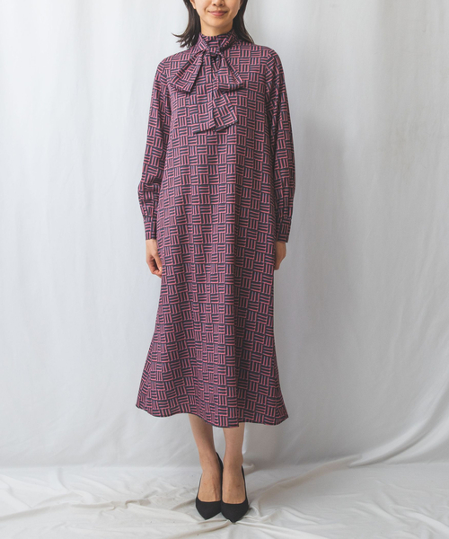 NARACAMICIE（ナラカミーチェ） ワンピース 「NARACAMICIE」ライン幾何