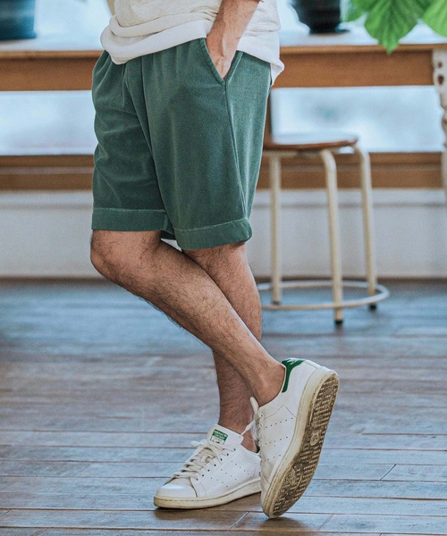 CAMBIO（カンビオ） パンツ mp13106-Pigment Pile Short Pants パイル