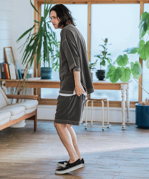 CAMBIO（カンビオ） パンツ mp13106-Pigment Pile Short Pants パイル
